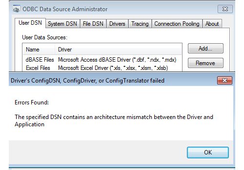 Microsoft Access Odbc Error